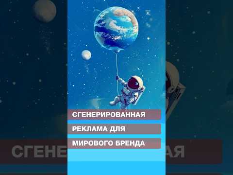 Сгенерированная реклама для мирового бренда💯 #искусственныйинтеллект #нейросеть #генерация #ии