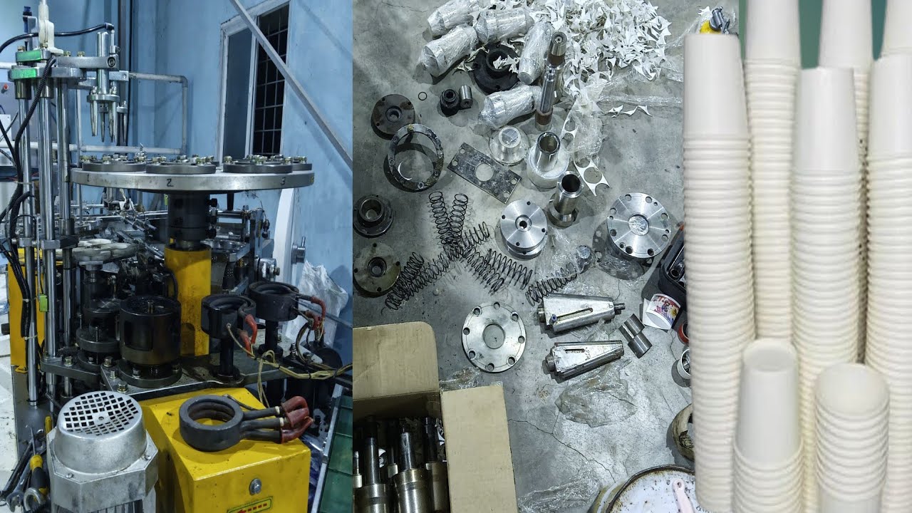 Paper Cup Machine Mold Change | Full Die Setting and Configuration Guide 🛠️ gopi technical repairing