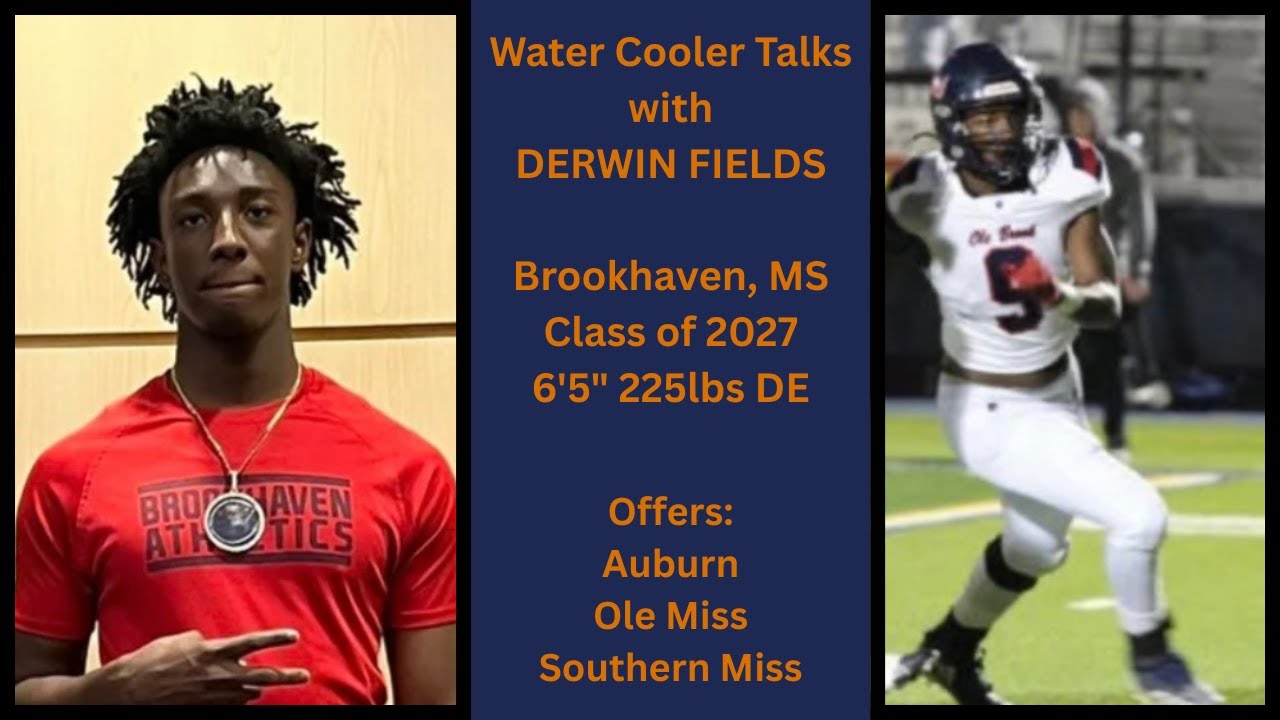 Water Cooler Talks with Derwin Fields - YouTube