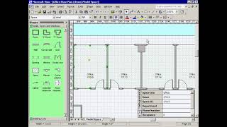 SpacePlan in visio