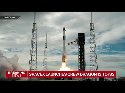 SpaceX Launches Crew for NASA on Retiring Dragon Capsule