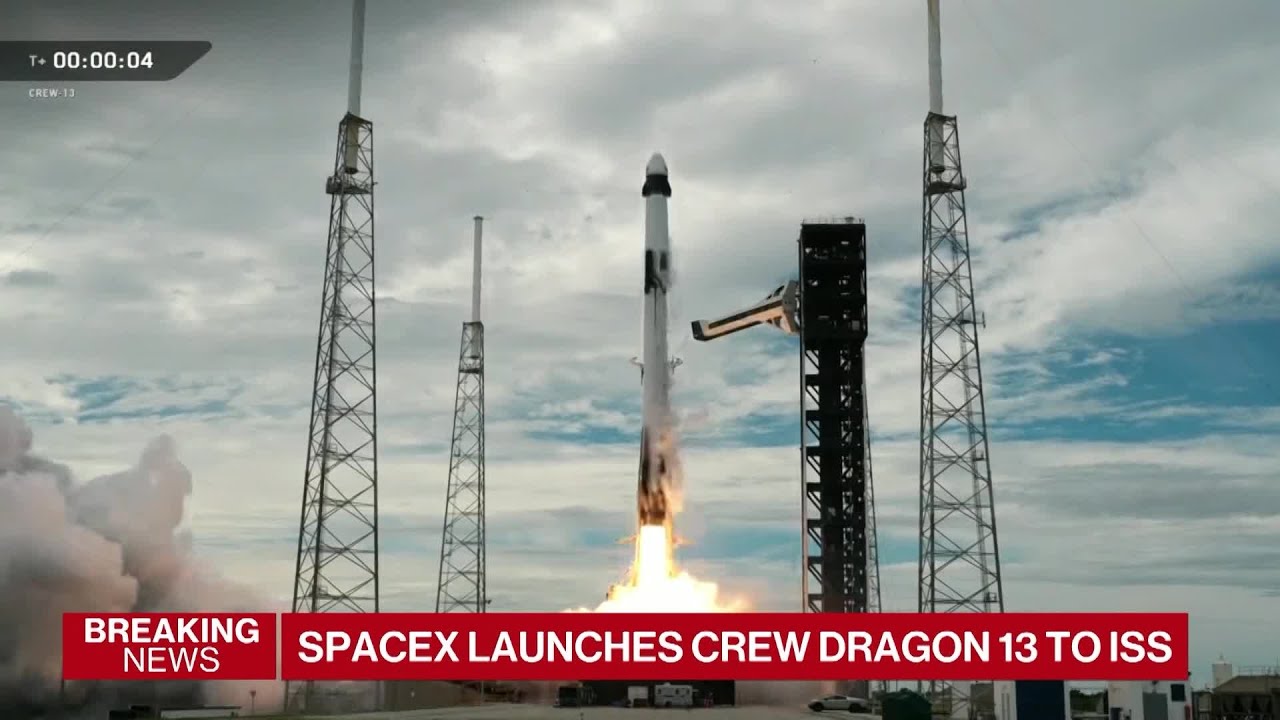 SpaceX Launches Crew for NASA on Retiring Dragon Capsule