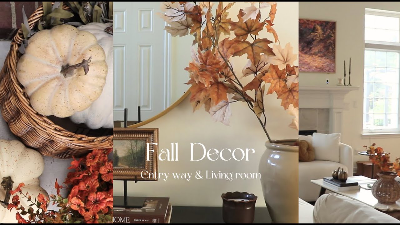 Fall decor 2025 | Entry way and living room