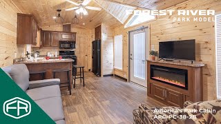 2026 Forest River Americas Park Cabin 38 2B Tour. Spacious Two Bedroom Destination Layout