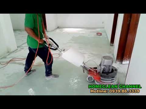 Video THI CÔNG, MÀI, ĐÁNH BÓNG SÀN ĐÁ MÀI TERRAZZO VÀ GRANITO - youtube