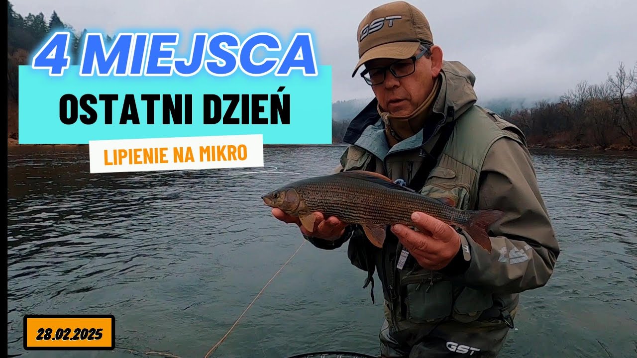 Ostatki lipieniowe || Cztery miejsca || mikro nymph || flyfishing 