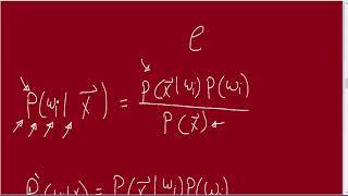 Bayes classification in the multivariate Gaussian case - p1