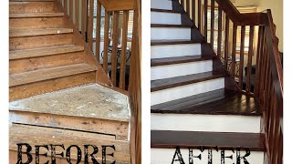 DIY $40 Staircase Makeover