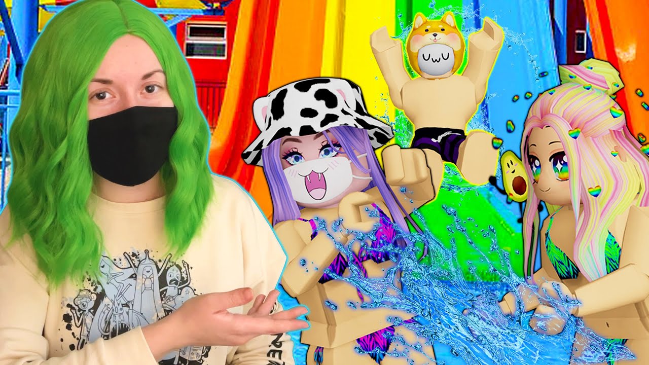 ПОСТРОИЛА СВОЙ АКВАПАРК НА ОСТРОВЕ! Roblox Tropical Resort Tycoon