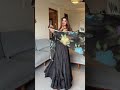 Black Natural Crepe Fabric Sequence Work Anarkali Suit | Whatsapp:+919978885114-www.fabdealvilla.com