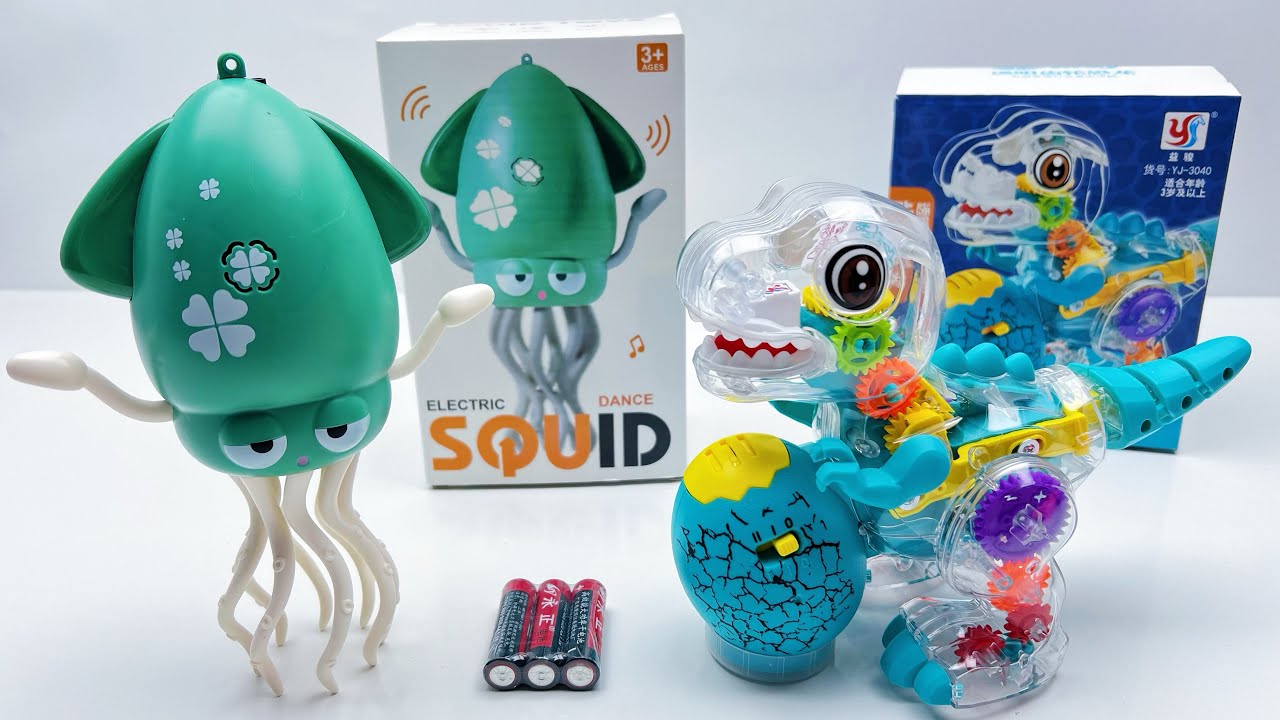 Electric Toy Unboxing and Review | Electric Octopus 🐙 | Mechanical Dinosaur | ASMR | Toy Reviews