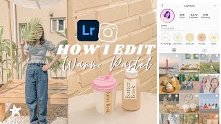 How I Edit My Instagram Photos 📸 | Daily Warm Pastel Lightroom Preset | 我的IG調色教學 日常暖暖糖果色調 screenshot 2