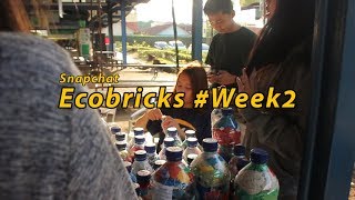 Ecobricks Minggu ke-2 Snapchat #UIB #EcoBricks #P2K2UIB