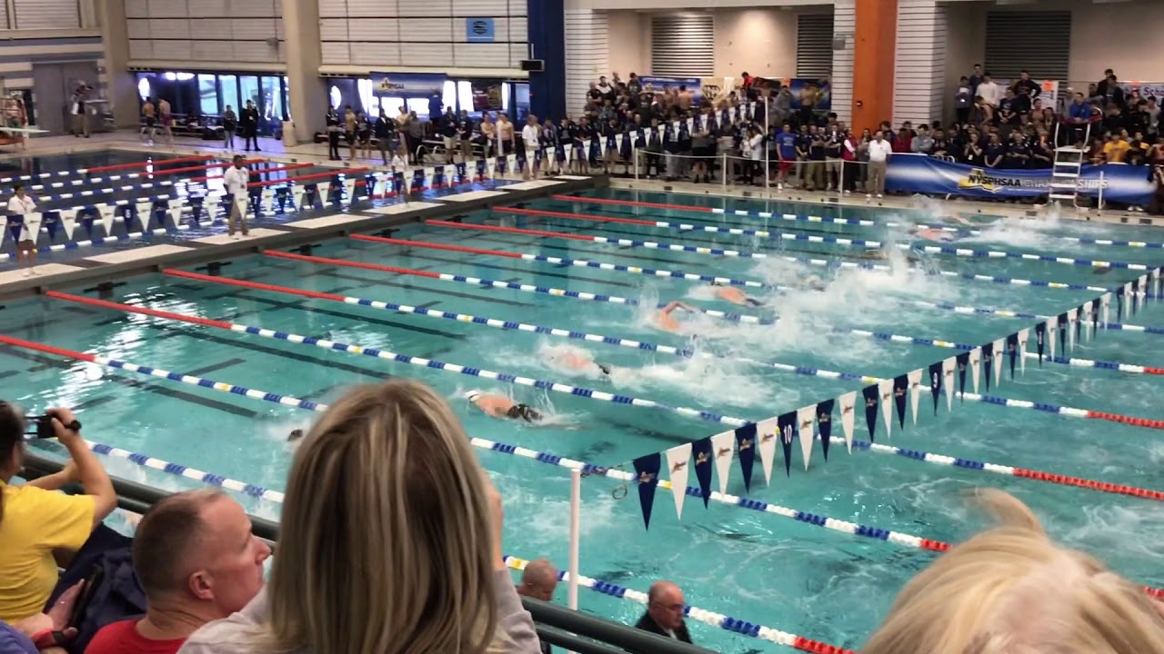 2020 NYS Swimming Championships 400 Free Relay Final YouTube