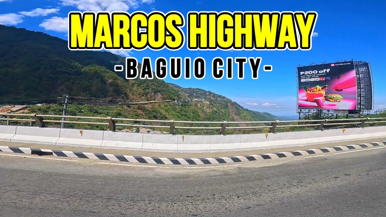 BAGUIO CITY MARCOS HIGHWAY TUNNEL The view of Marcos Highway in Baguio City YouTube