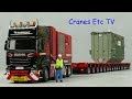 IMC Mammoet Scania + K25 + TPA PPU + Transformer by Cranes Etc TV