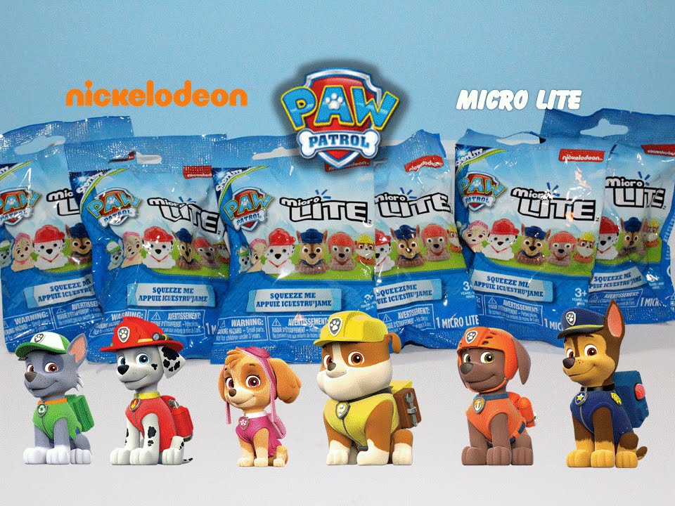 Micro Lite 1,5 Clé Lumineuse Paw Patrol - Choisis Ton Chiot Favori ! Neuf Sous Blister - 1 Par Commande