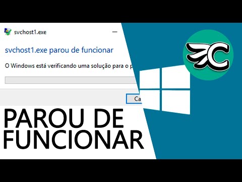 Vídeo: CORREÇÃO: Erro De Processo De Host Parou De Funcionar (Windows 10)