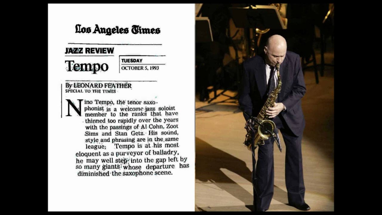 The Saxophone Artistry Of Nino Tempo - YouTube