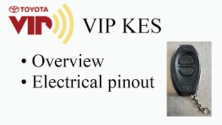 [UPDATED] Toyota VIP Keyless Entry System | Overview