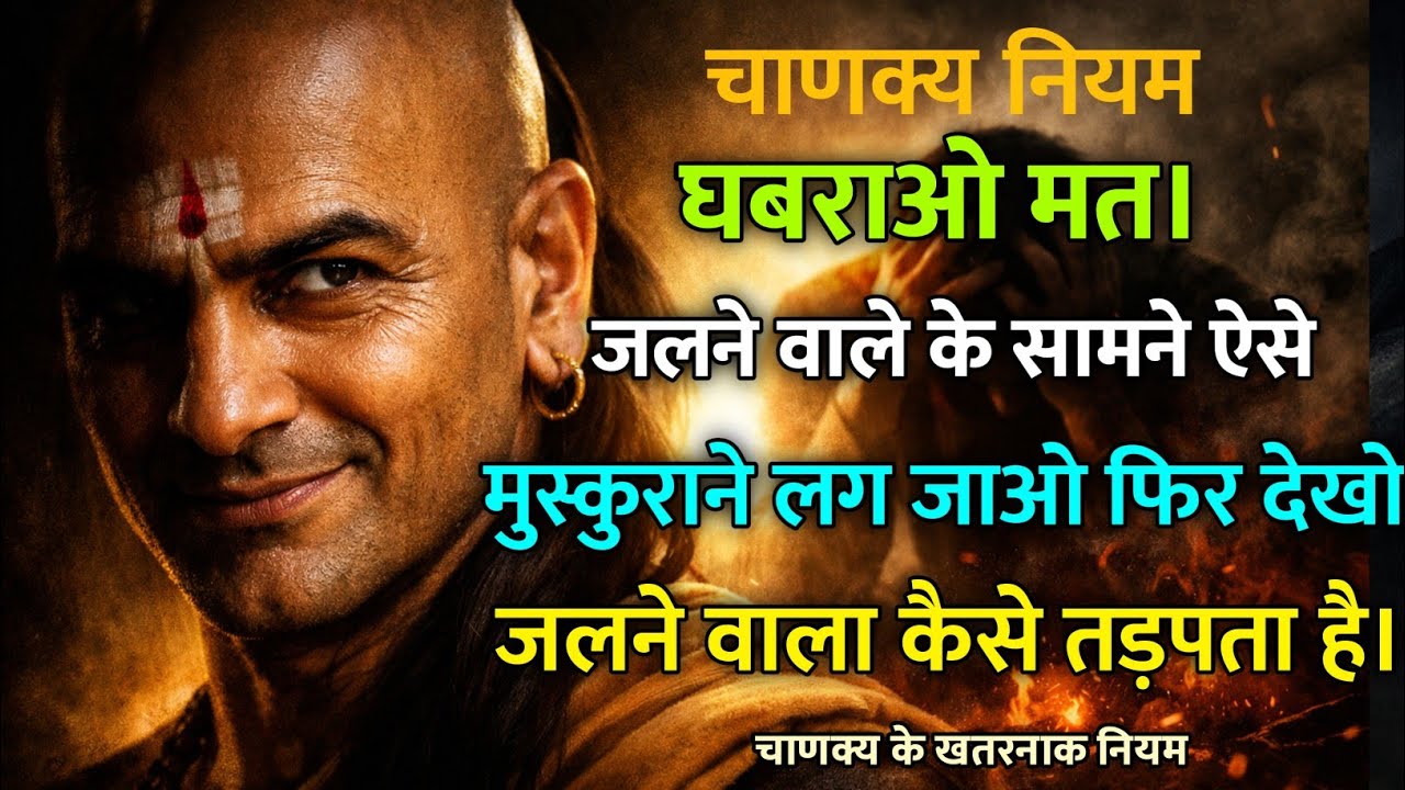 जलने वाले के सामने हंसो तो देखो कमाल | चाणक्य की क्रूर नीति से दुश्मन को जिंदा जला दो 🔥