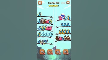 Bird Sort 2: Color Puzzle Level 473 #games #gaming #gameplay