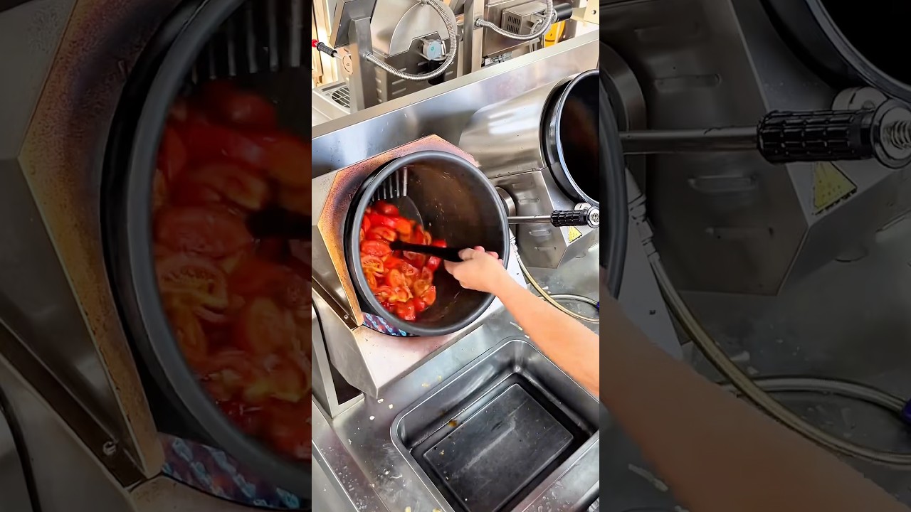 China really Live in 2030⁉️… Robot Cooking Machines 