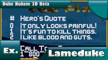 Dygeron92 Plays: Lameduke, the Duke Nukem 3D Beta