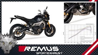 Yamaha Mt-09 Mod. 2015 With Remus Hypercone Sport Exhaust