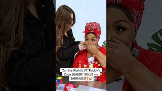 Rubiks Cube Girl Solves Vocal Coachs Earrings While Singing Vocal Exercise