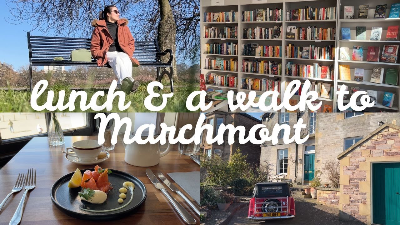 Lunch and a wander in Marchmont | Edinburgh Vlog
