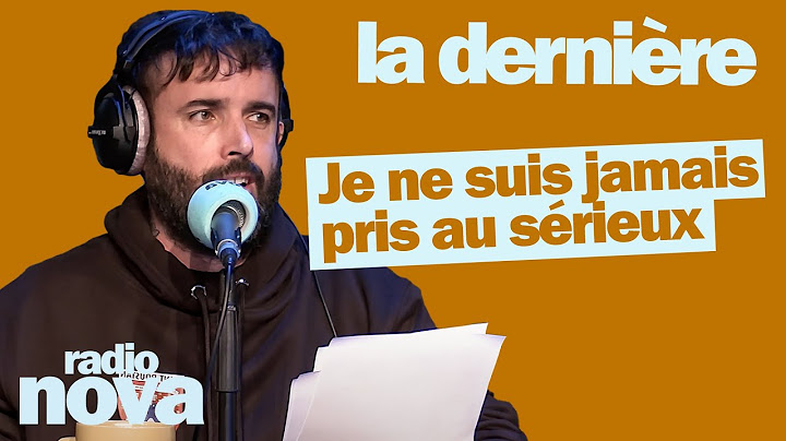 Je ne suis jamais pris au sérieux - La chronique d'Aymeric Lompret dans "La dernière"