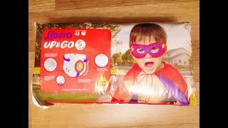 Распаковка Подгузники-трусики детские Libero Up&Go Hero Collection 5 10-14 кг из Rozetka.com.ua