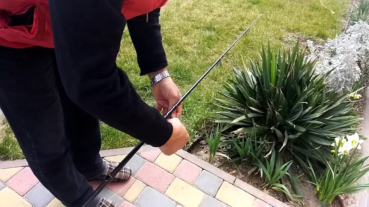 Установка сигнализатора свингера на рыболовную снасть - YouTube