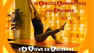 15 Minutes special Morning Yoga for Beginners / Master Jai / Jai Yoga Academy 2020 screenshot 5