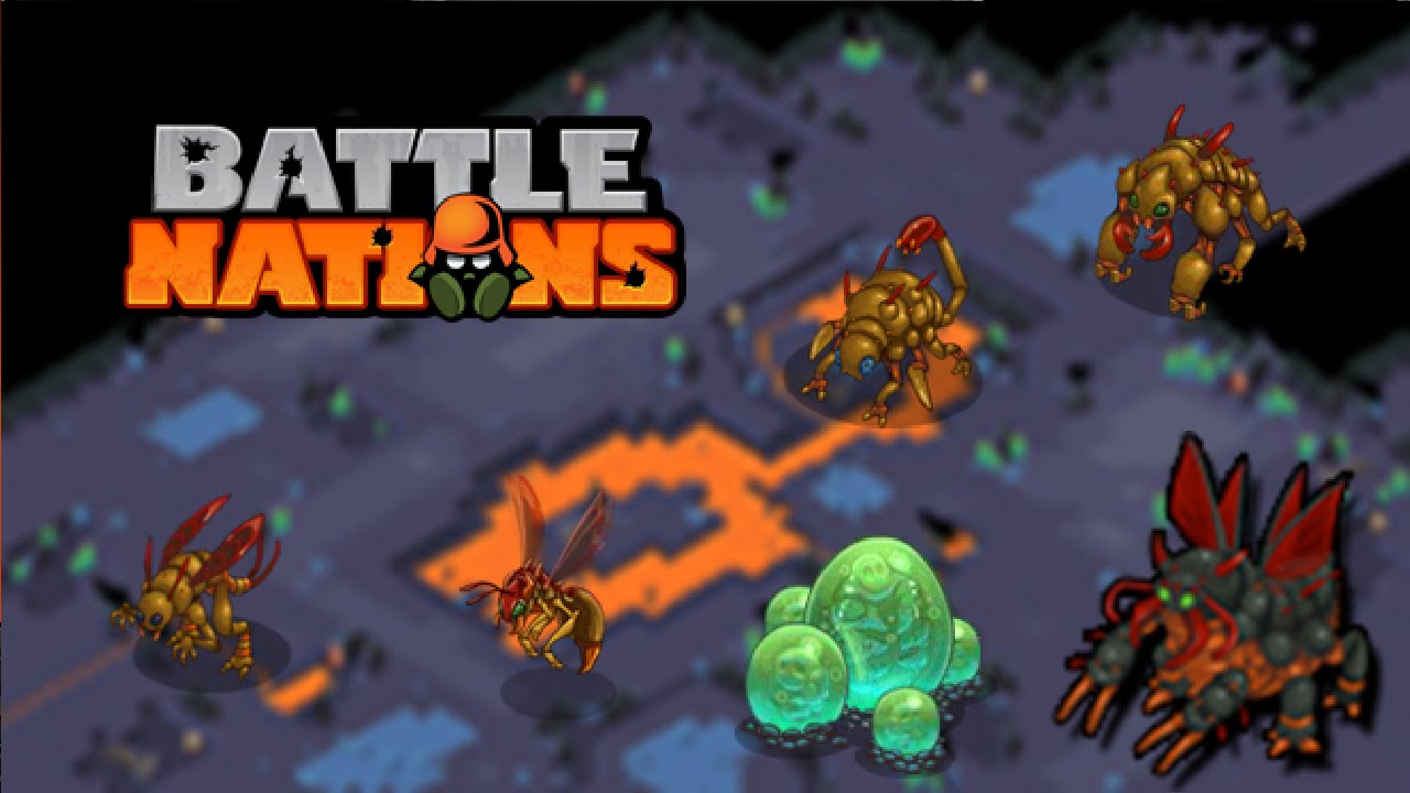 Battle Nations - Spiderwasp Queen : First Encounter