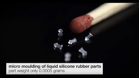 LSR Micro Injection Moulding for almost weightless and invisible injection moulded parts