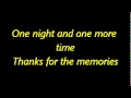 Fall Out Boy - Thanks For The Memories