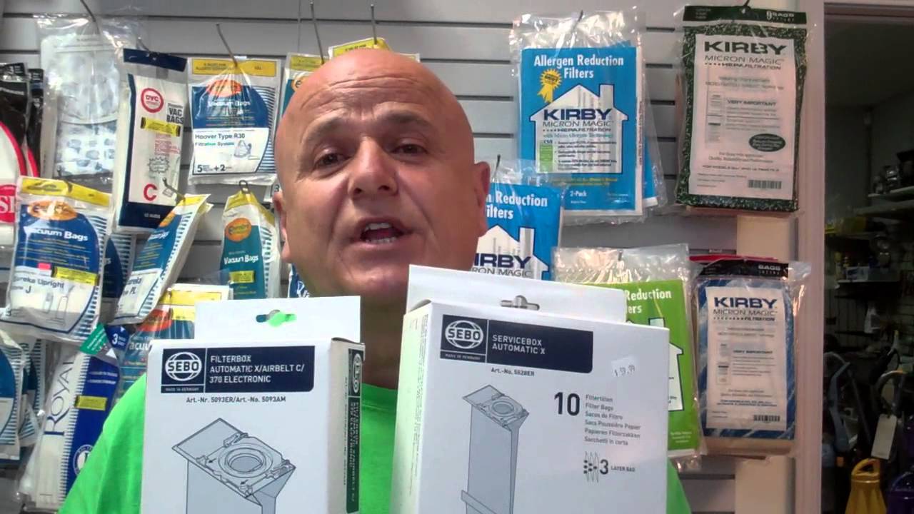 Sebo Automatic X4, X5 Vacuum Bags Littleton - Parker- Denver - EZ Vacuum