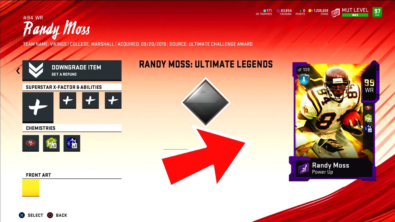 Free 99 Overall Ultimate Legends Player Madden 20 Ultimate Team