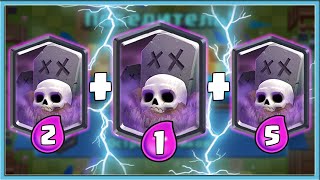 😍 GRAVEYARD FOR 1 ELIXIR! THREE GRAVEYARD IN ONE DECK / Clash Royale