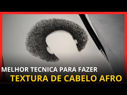 Como Desenhar Cabelo Afro Realista Passo a Passo #desenhorealista