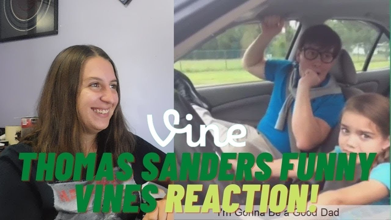 Забавная реакция Томаса Сандерса на Vines!