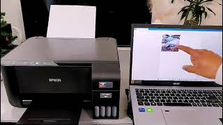 How To Scan Document To Computer With Epson ET- 2862, Save as PDF and Print