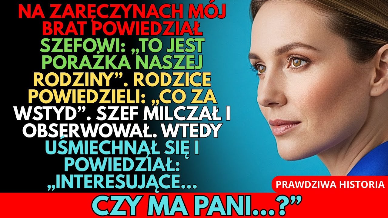 BRAT PRZEDSTAWIŁ MNIE SZEFOWI JAKO „PORAŻKĘ RODZINY”. REAKCJA SZEFA ZMIENIŁA WSZYSTKO.