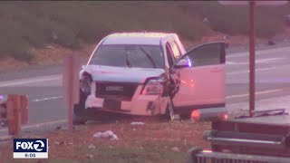 Couple injured in Highway 4 shooting and crash
