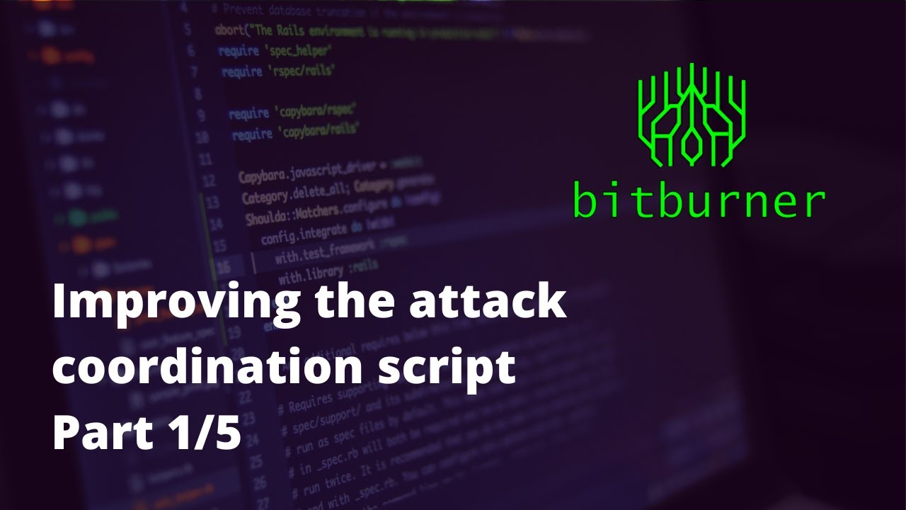 Improving the attack coordination script P 1/5 - Bitburner #33 - YouTube