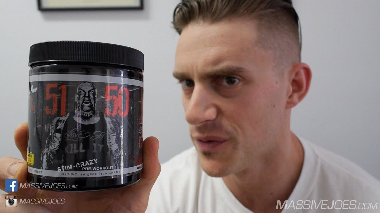 Rich Piana 5% Nutrition 5150 Pre-Workout Supplement Review -  MassiveJoes.com Raw Review - YouTube
