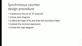 Logic system design module 4  synchronous  counter  3and 4 bit design