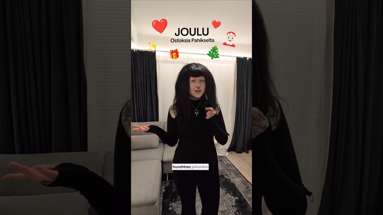 Mainos: Pahisfi🕯️Sisusta olkkari kanssani tänään goottikoristeilla ja jouluisilla yksityiskohdilla 🤩